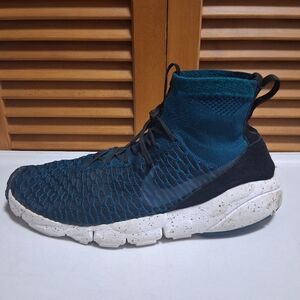 Nike Air Footscape Magista Flyknit FC * Midnight Turquoise Black Teal Men's 11